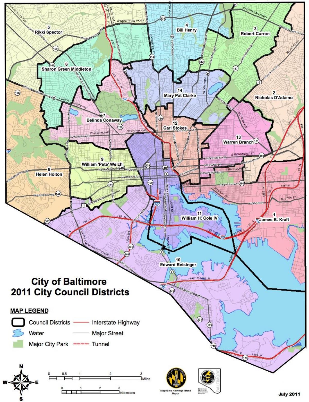 mapa de distrito de washington dc