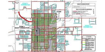 Mapa de la zona 3 de estacionamiento dc