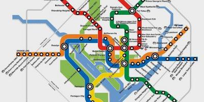 Dc mapa del metro planner