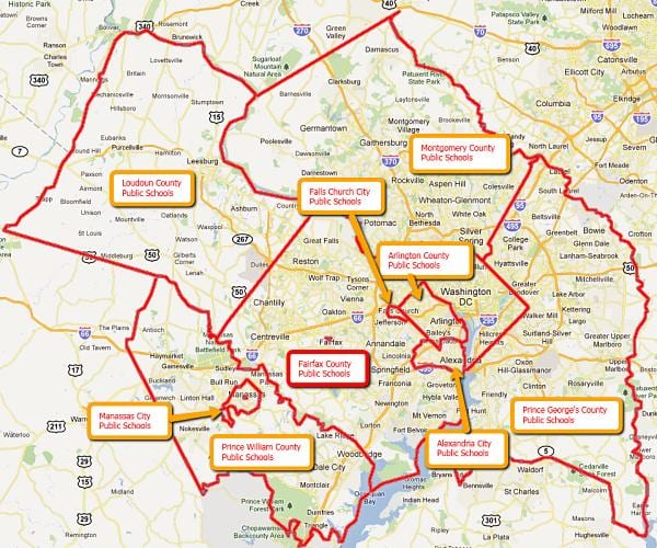 dc mapa de la escuela