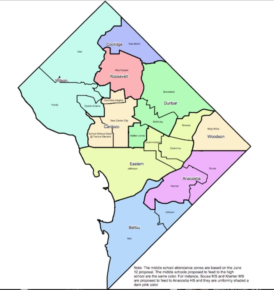 mapa de dc de la escuela de frontera