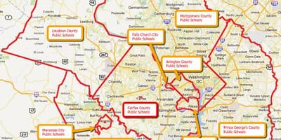 Dc mapa de la escuela