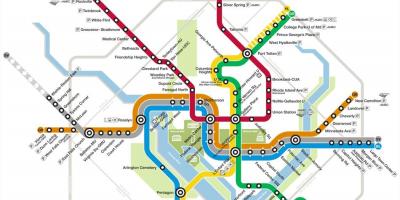 Dc mapa del metro de 2015