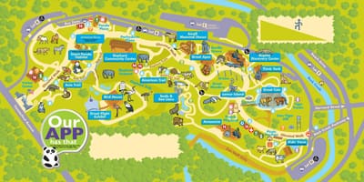 Washington mapa del zoológico