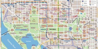 Mapa de dc área comercial